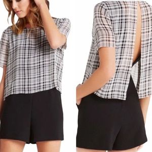 Sophisticated Two-Tone Romper